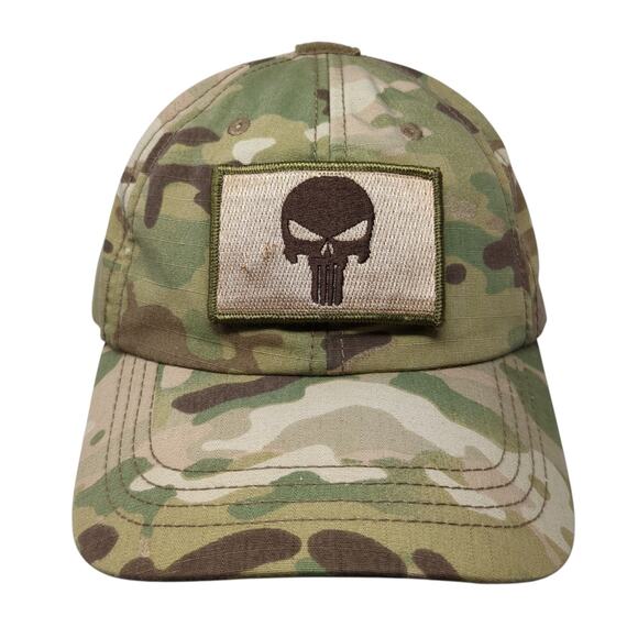 Punisher Slideback Hat Multicolor One Size Camo Adjustable Condor - Picture 1 of 10